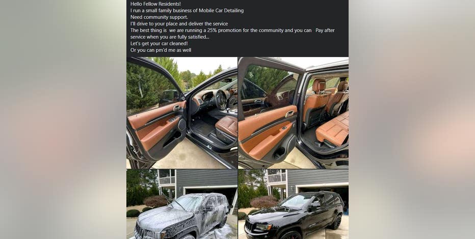 Mobile car detailing scams explode on Facebook -- How to spot them
