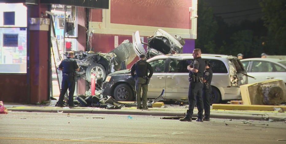'Bodies over my car': 2 dead after crash at Detroit liquor store