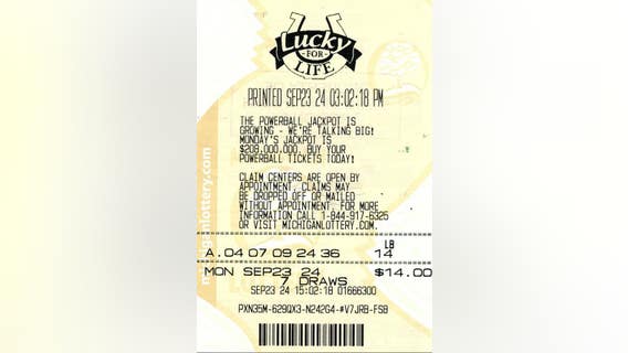 Oakland County man who plays Lucky For Life weekly wins $25K a year for life prize