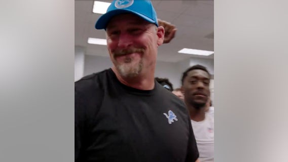 Jared Goff surprises Dan Campbell with game ball after Lions blowout Cowboys