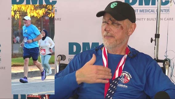 Detroit Free Press Marathon runner who suffered heart attack, thanks DMC for life-saving help