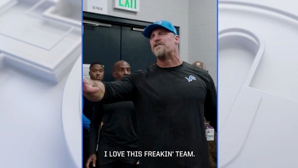 What Dan Campbell told the Lions after Sunday's win: 'I love this freakin team!'