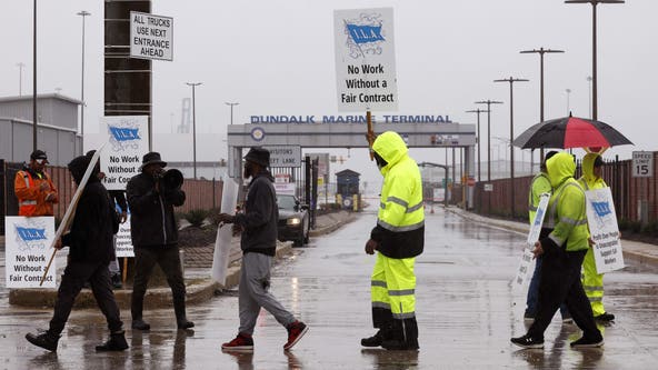 Source: Dockworkers' union suspends port strike until Jan. 15 to allow time to negotiate new contract