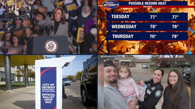 Harris addresses Gaza protestors in Michigan • Near-record heat • SOS reiterates ballot box security