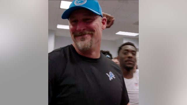 Jared Goff surprises Dan Campbell with game ball after Lions blowout Cowboys