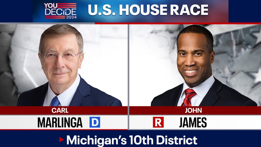 Michigan's 10th Congressional District results: John James's reelection bid vs. Carl Marlinga