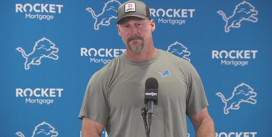 'I love those guys. This is our crew': Dan Campbell chokes up after Jared Goff gives him game ball