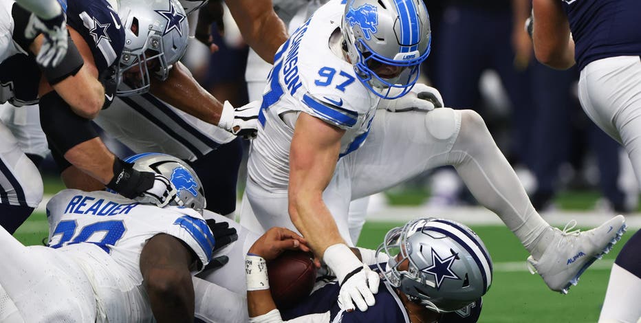 Aidan Hutchinson out for season with broken tibia