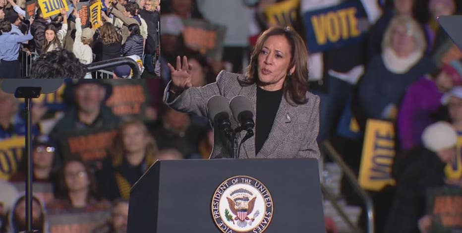 Kamala Harris to Ann Abor crowd's Gaza war protesters: 'I hear you'