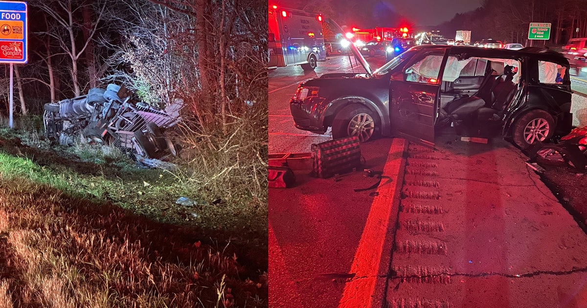 1 suffers serious injuries after crash involving overturned semi on I ...