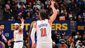 Brunson scores 36, Knicks rout Pistons 128-98 for 16th straight win over Detroit