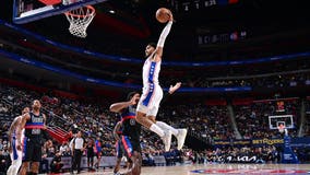 Maxey scores 28 as 76ers rout Pistons 111-96