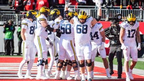 Michigan, Ohio State fight broken up with police pepper spray after Wolverines stun Buckeyes 13-10