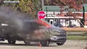 'There's nothing left': Man's new Ford hybrid F-150 catches fire, gets engulfed in flames