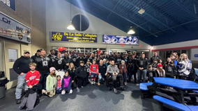 Warren police supports injured officer’s son at local hockey game