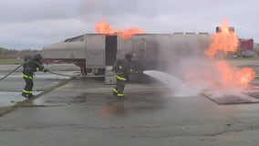 Detroit firefighters train at city airport, prepping crews for whatever may come