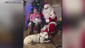 Romulus Fire Dept grants 4-year-old's wish for Santa to meet her dog, who is nearing the end