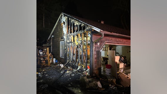 Lawn mower battery suspected cause of Ann Arbor garage fire