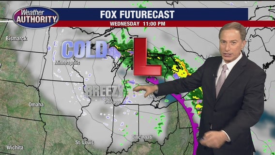 Rain and snow for Thursday, with a continued pattern of clouds next week