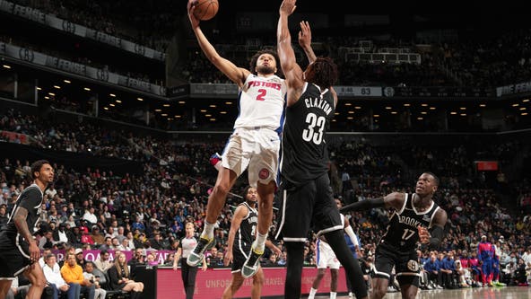 Six Pistons score in double figures to lead Detroit past Nets 106-92