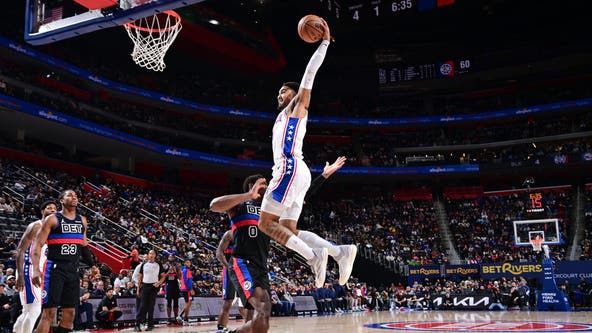 Maxey scores 28 as 76ers rout Pistons 111-96