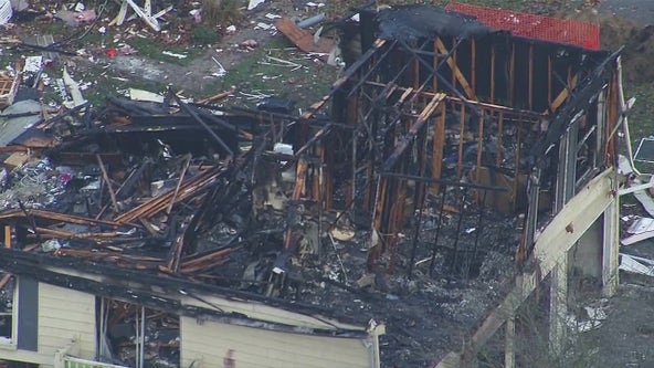 PHOTOS: Aftermath of Orion Township explosion that destroyed condo, damaged other homes