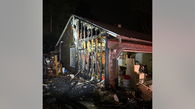 Lawn mower battery suspected cause of Ann Arbor garage fire