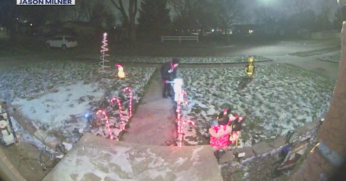 Doorbell camera captures Christmas thief steal decorations from Warren ...