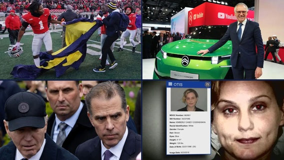Michigan, OSU fined after fights • Stellantis CEO resigns • President Biden pardons son Hunter