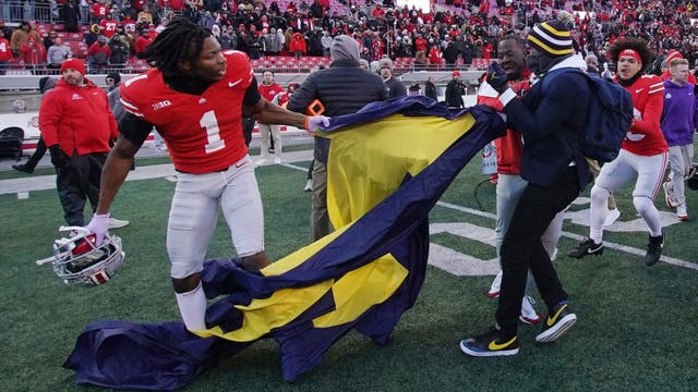 Michigan, OSU each fined $100,000 for post game fighting