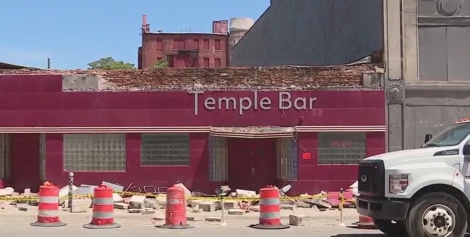 Temple Bar in Detroit is back open after collapsing in the spring