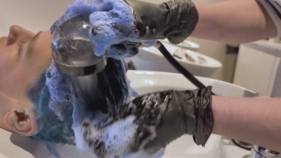 Amid Detroit Lions success, local salon will dye your hair Honolulu Blue