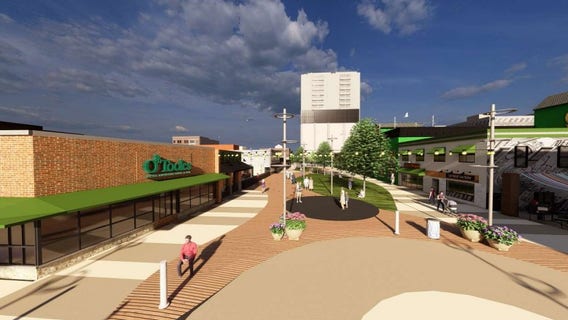 Royal Oak Fifth Avenue Plaza conceptual design plans approved by city commission - See them here