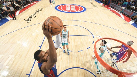 Tobias Harris scores 24 points and Pistons hold off Hornets 98-94