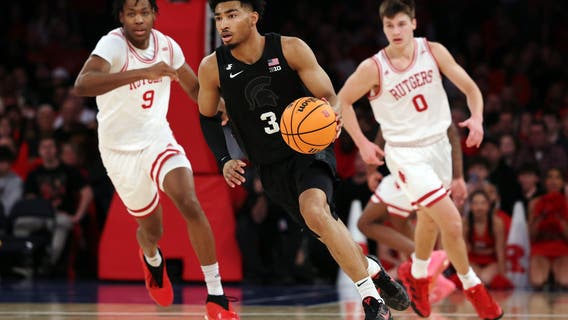 No. 8 Michigan State beats Rutgers 81-74 at MSG behind 20 points from Richardson