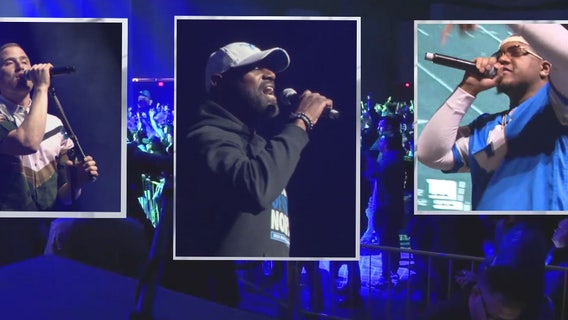 Detroit Auto Show holds Lions pep rally on eve of Commanders Divisional Playoff at Ford Field