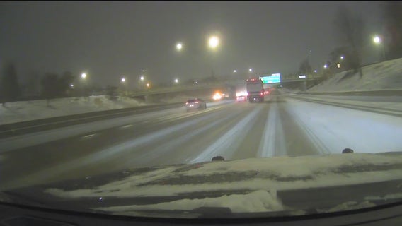 LIVE ROAD CONDITIONS: Police handle crashes across Metro Detroit as snow falls