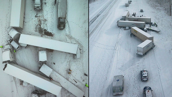 Semi-truck crash leads to chain-reaction crashes on I-94 in southwest Michigan