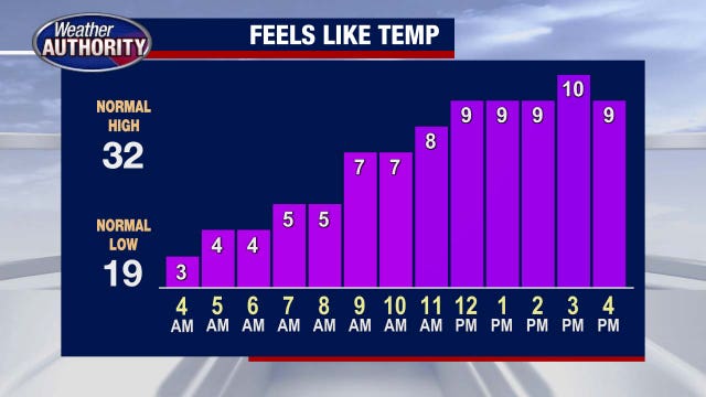 Cold temperatures kick off new year in metro Detroit alongside passing flurries