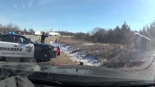 Mid-Michigan man crashes after fleeing police in stolen vehicle in Livingston County