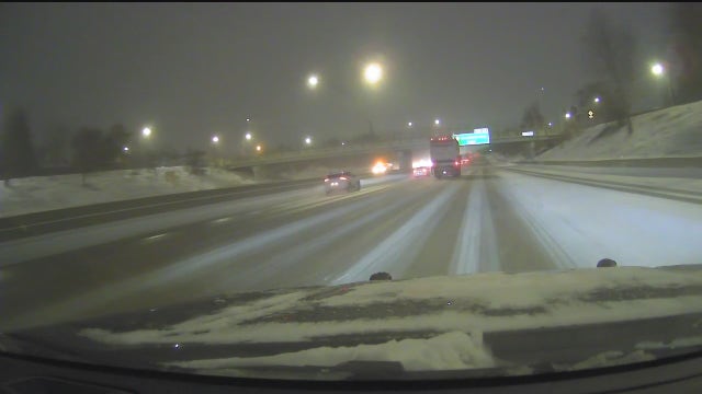 LIVE ROAD CONDITIONS: Police handle crashes across Metro Detroit as snow falls