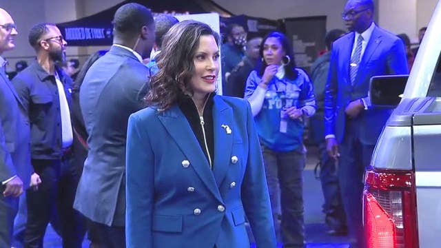 Whitmer talks tariffs, China and Trump at Detroit Auto Show visit