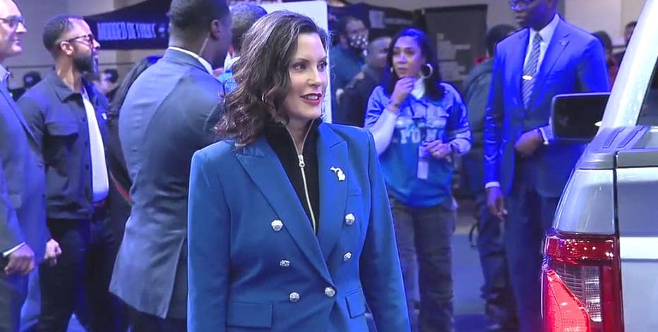 Whitmer talks tariffs, China and Trump at Detroit Auto Show visit