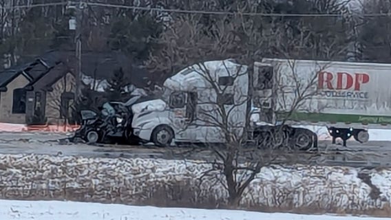 Two hospitalized after three-vehicle crash in northern Macomb County