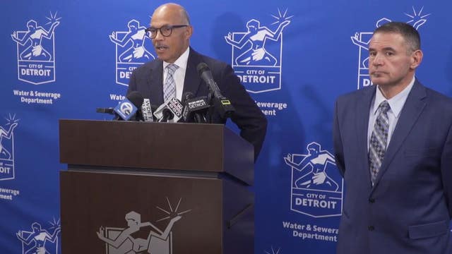 Repairs ongoing to 54-inch Detroit water main break with 400 residences impacted