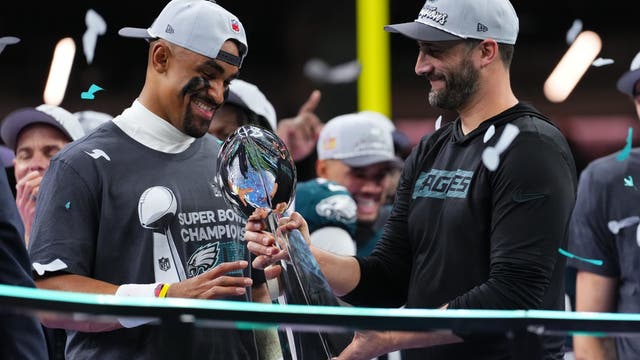 Eagles deny the Chiefs a Super Bowl three-peat with dominant defense in a 40-22 rout