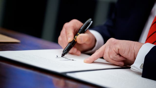 Trump: 25 percent tariffs on imports from Mexico, Canada to start Tuesday