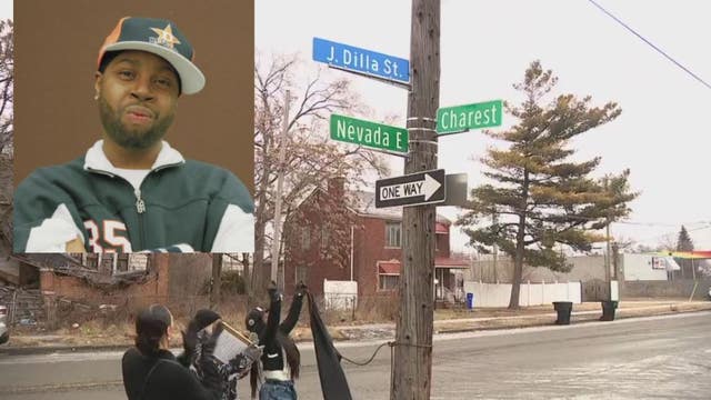Late Detroit hip hop legend J Dilla honored with street renaming