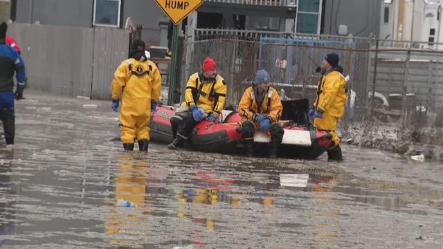 Detroit water main break: Residents thankful for rescue by boats, rafts