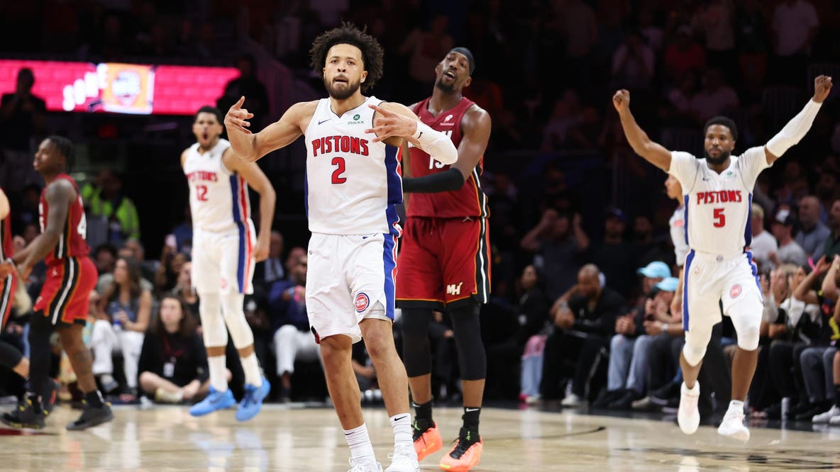 Cunningham banks in a 3 for the win and Pistons send Heat to their 9th straight loss, 116-113